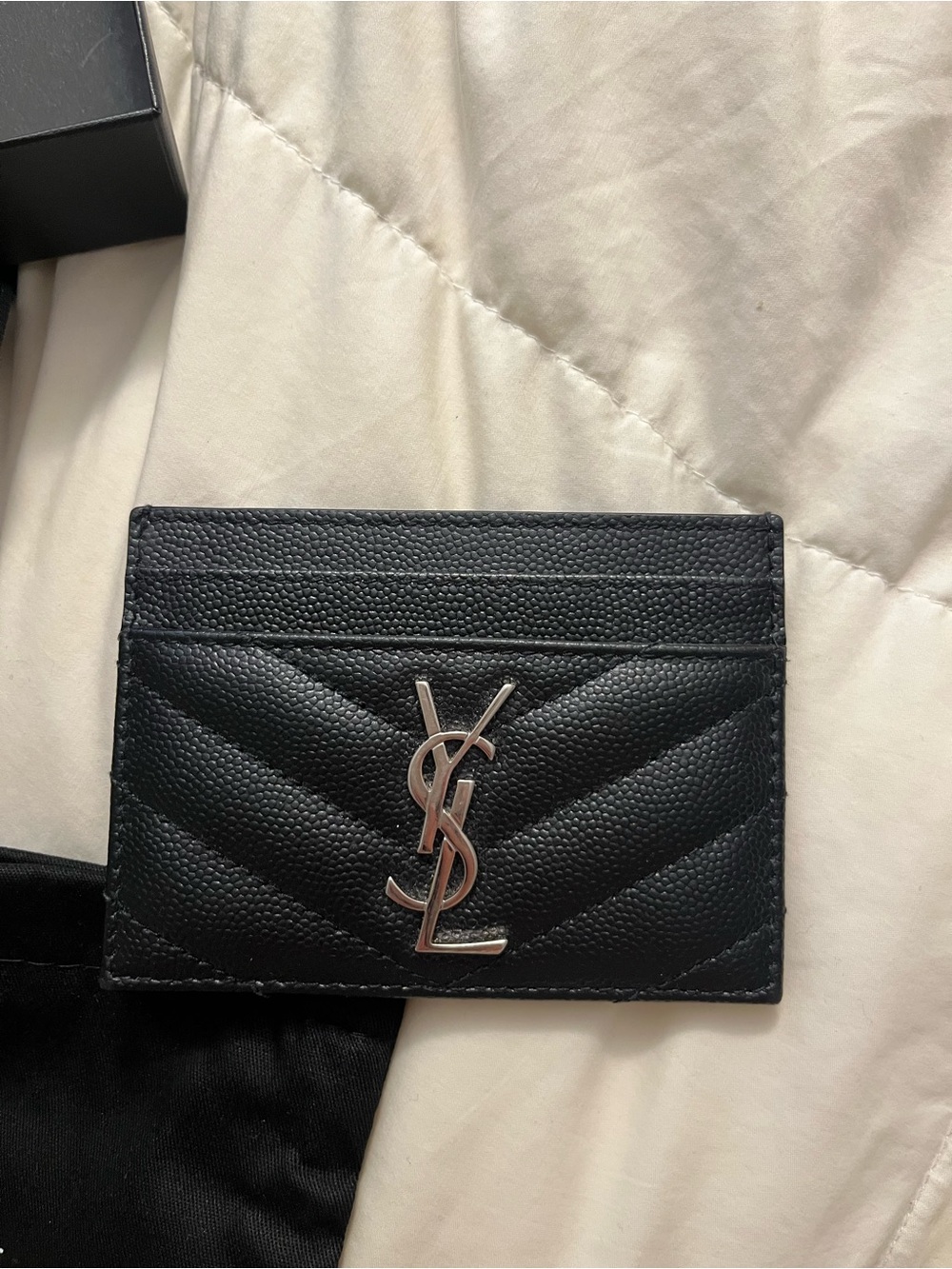 YSL Cassandre Monogram Card Wallet